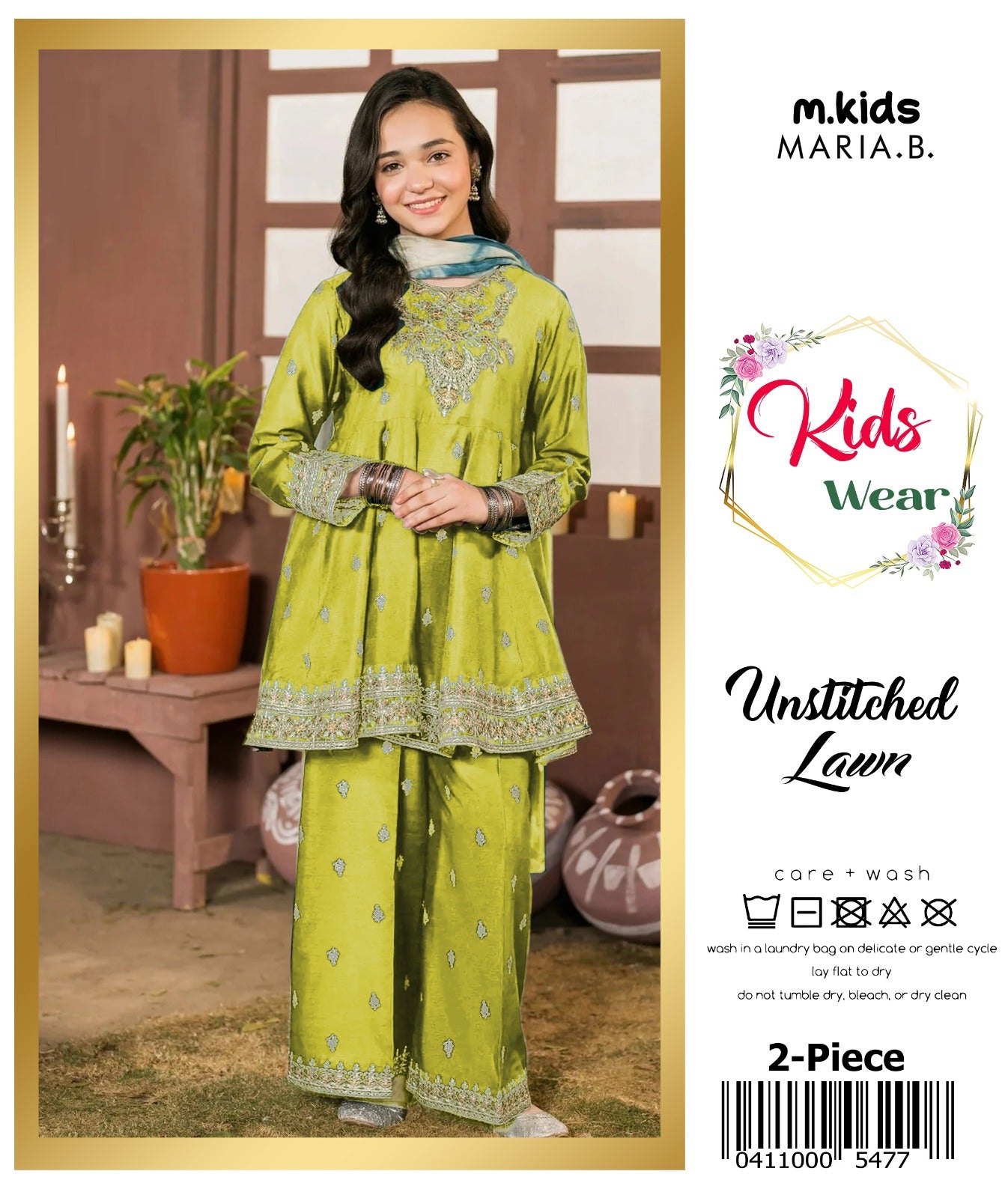 2Pcs Embroidered Summer Collection 2025 K-13