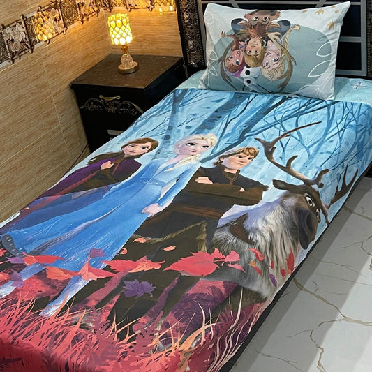 Kids Cotton Bedsheet Set