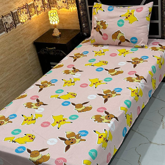 Kids Cotton Bedsheet Set